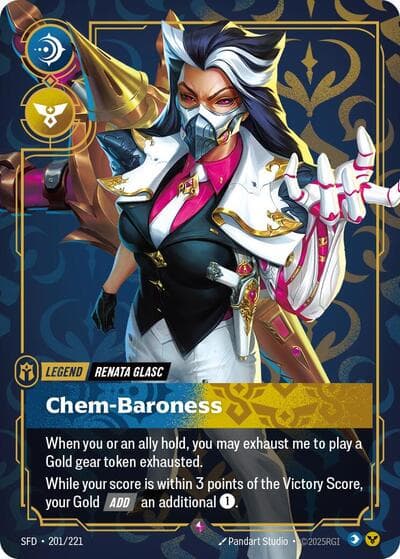 Renata Glasc, Chem-Baroness card