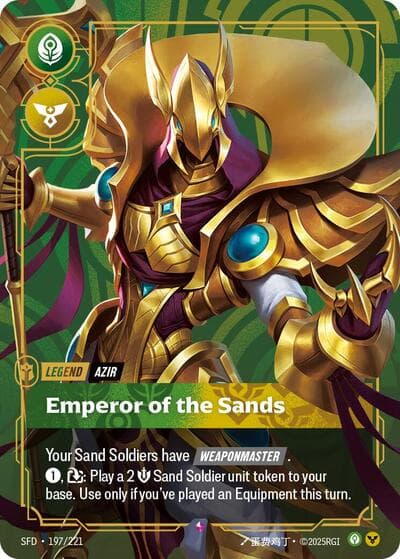 Azir, Emperor of the Sands card