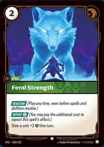Feral Strength card