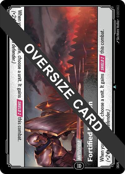 Fortified Position (Oversized) card