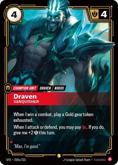 Draven, Vanquisher card