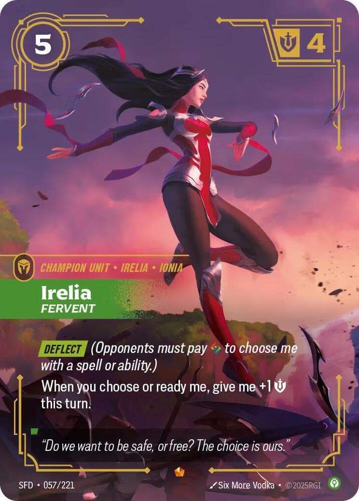 Irelia, Fervent — Spiritforged (#057)