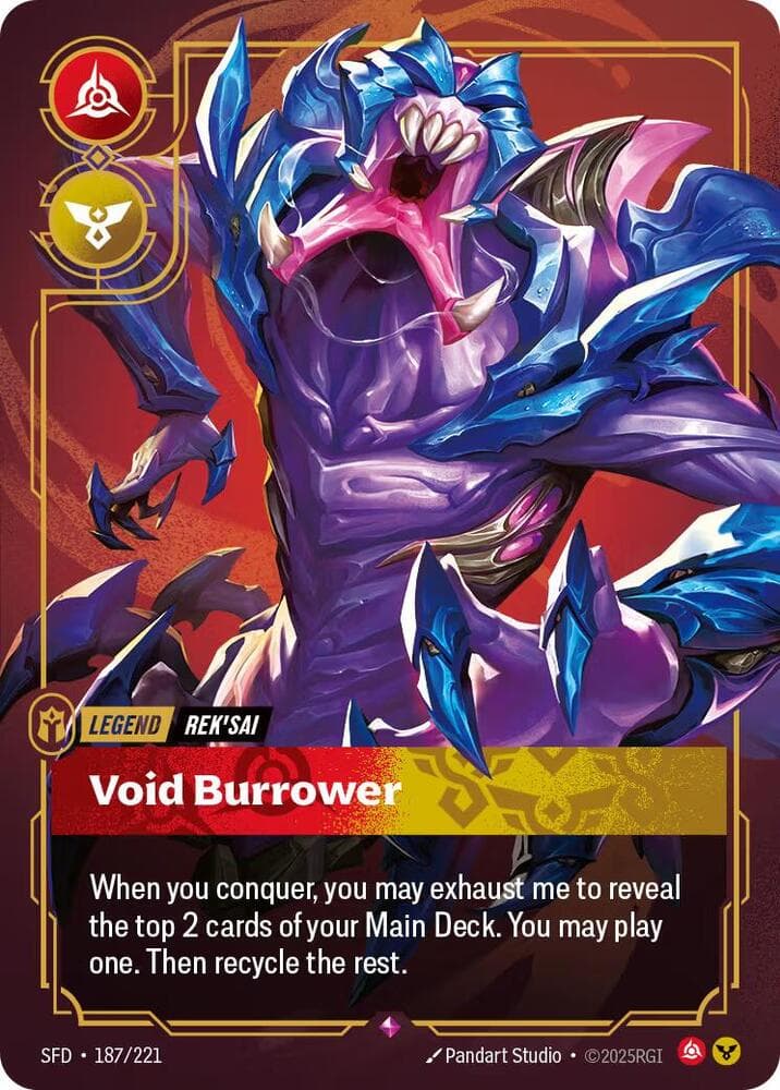 Rek'sai, Void Burrower — Spiritforged (#187)