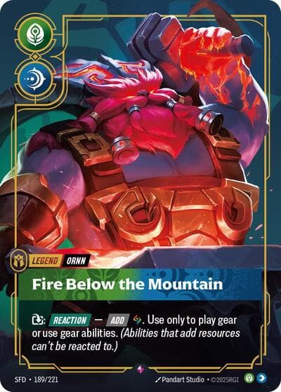 Ornn, Fire Below the Mountain card