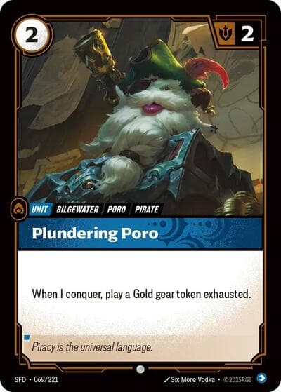 Plundering Poro card