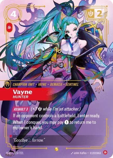 Vayne, Hunter (Overnumbered) — Spiritforged (#223)