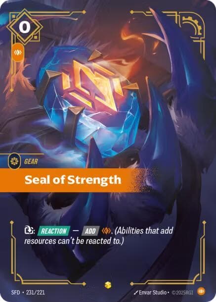 Seal of Strength (Overnumbered) — Spiritforged (#231)