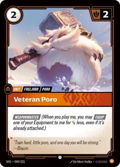 Veteran Poro card