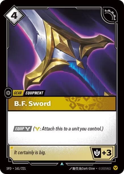 B.F. Sword — Spiritforged (#161)