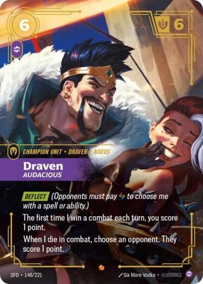 Draven, Audacious card