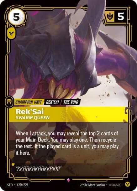 Rek'Sai, Swarm Queen — Spiritforged (#170)