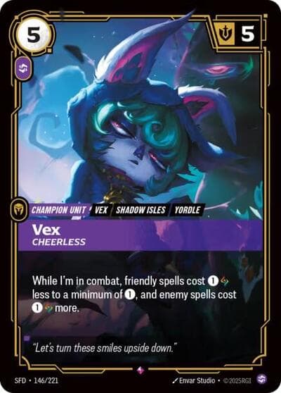 Vex, Cheerless card