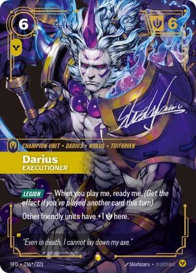 Darius, Executioner (Signature) card