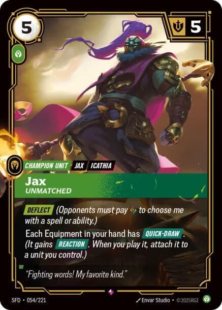 Jax, Unmatched — Spiritforged (#054)