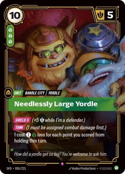 Needlessly Large Yordle card