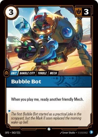 Bubble Bot card