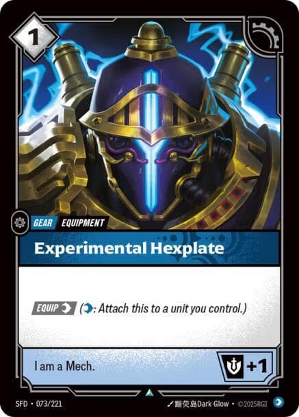 Experimental Hexplate — Spiritforged (#073)