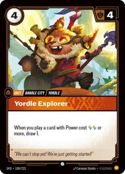 Yordle Explorer card