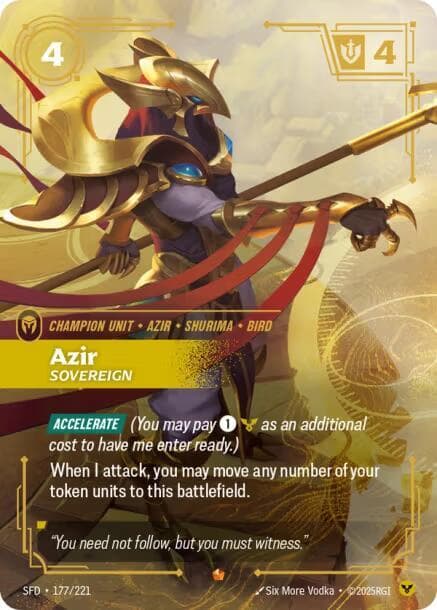 Azir, Sovereign — Spiritforged (#177)