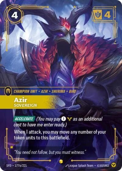 Azir, Sovereign card