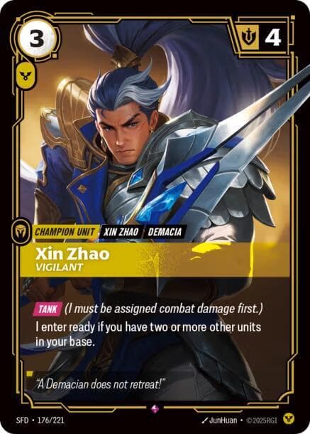 Xin Zhao, Vigilant — Spiritforged (#176)