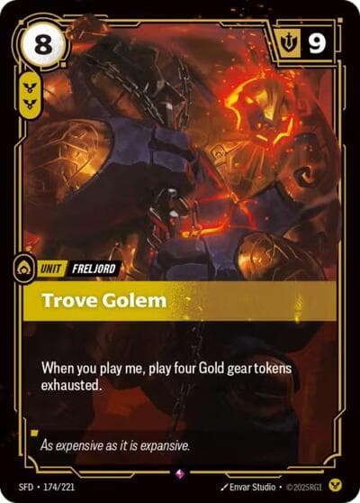 Trove Golem card