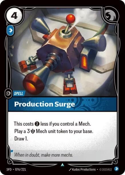 Production Surge — Spiritforged (#076)