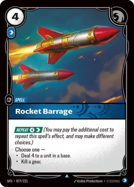 Rocket Barrage — Spiritforged (#077)