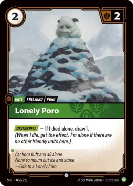 Lonely Poro — Spiritforged (#036)