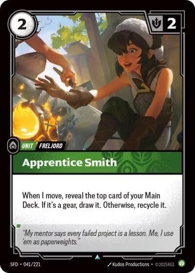 Apprentice Smith card