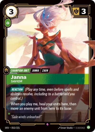 Janna, Savior card