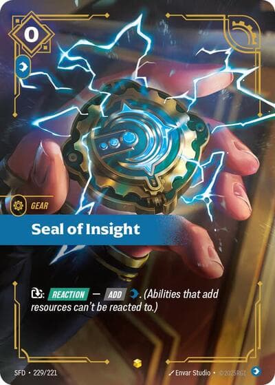 Seal of Insight (Overnumbered) card