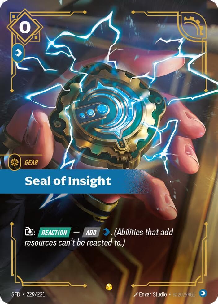 Seal of Insight (Overnumbered) — Spiritforged (#229)