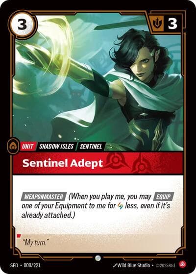 Sentinel Adept card