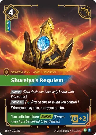 Shurelya's Requiem card