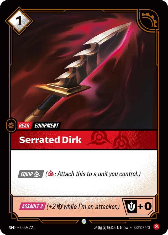 Serrated Dirk — Spiritforged (#009)