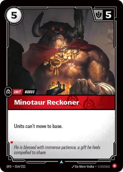 Minotaur Reckoner card