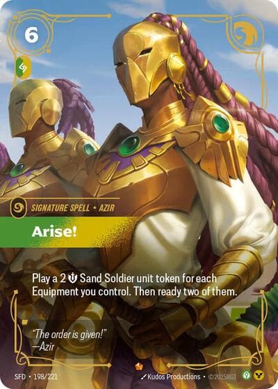 Arise! card