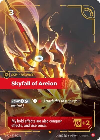 Skyfall of Areion card