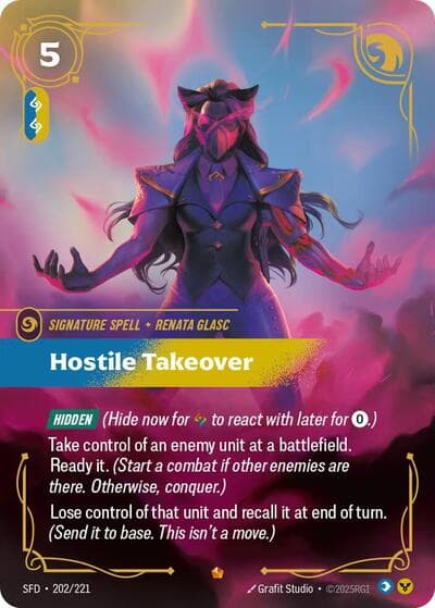 Hostile Takeover card