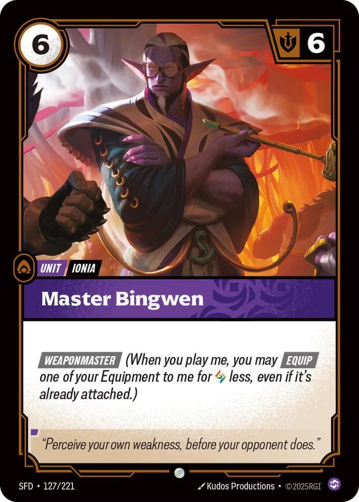 Master Bingwen — Spiritforged (#127)