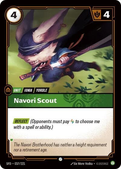 Navori Scout card