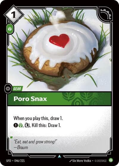 Poro Snax card