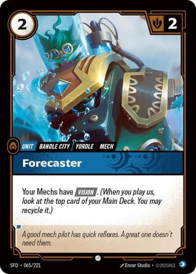 Forecaster card