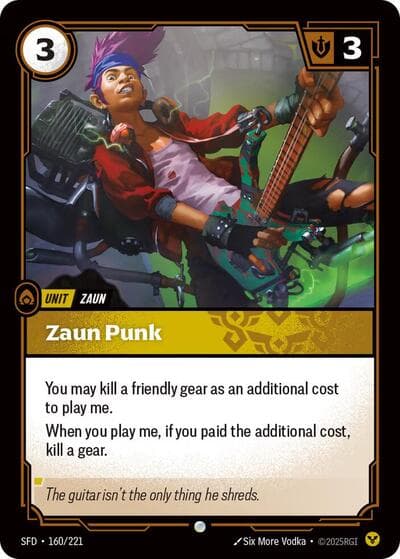 Zaun Punk card