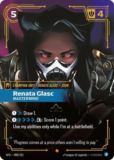 Renata Glasc, Mastermind card
