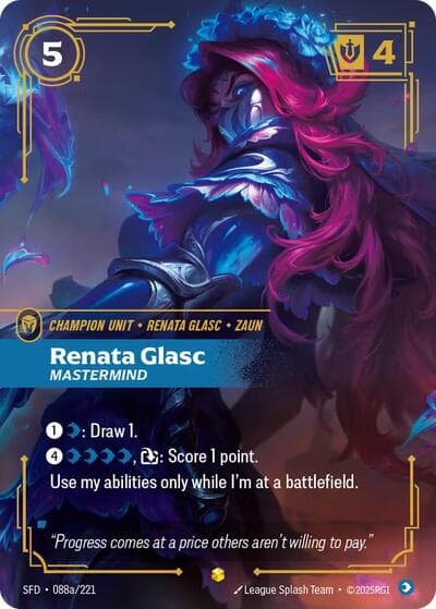 Renata Glasc, Mastermind card