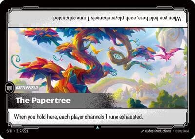The Papertree card