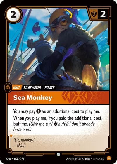 Sea Monkey card