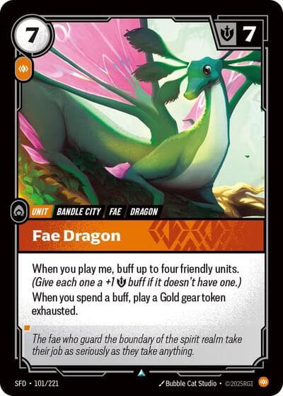 Fae Dragon card